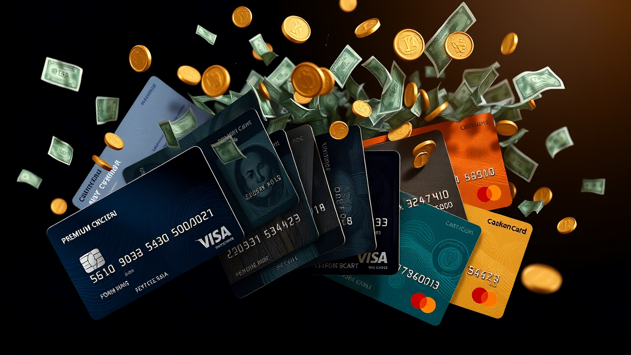 Best cash back credit cards of 2025 with various reward categories and percentages