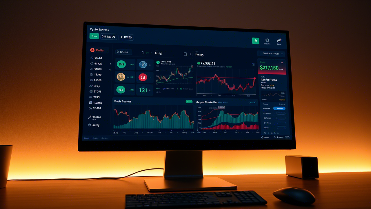Crypto prices dashboard showing market analysis and price tracking for smart crypto investment decisions